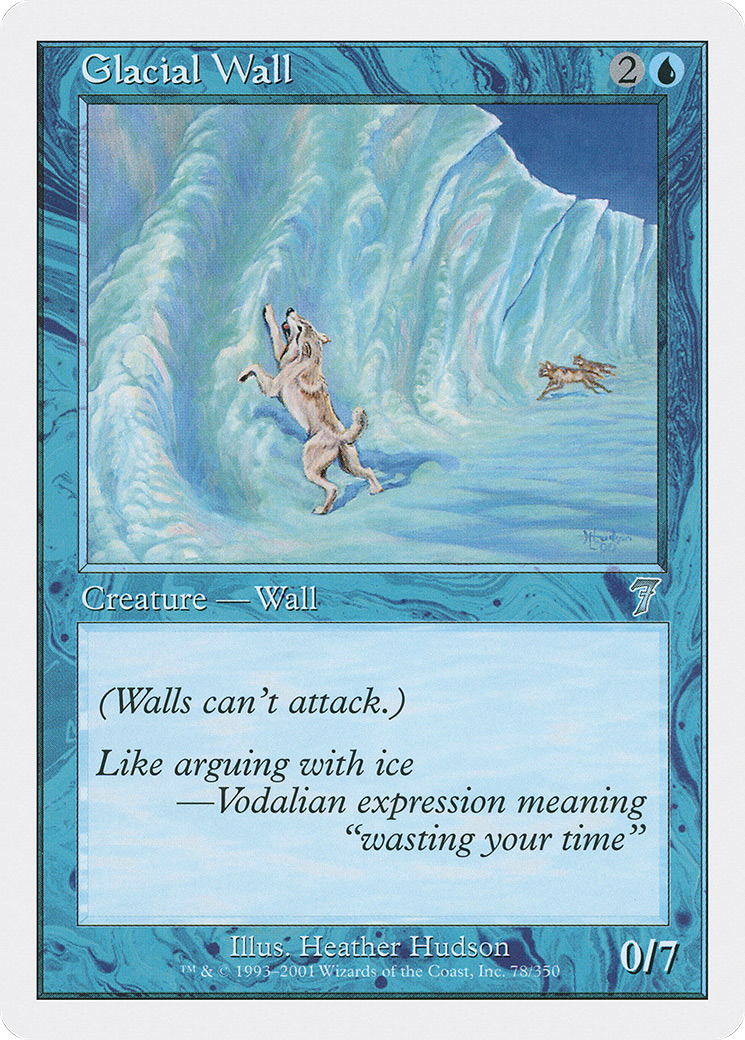 Glacial Wall [Seventh Edition] Foil