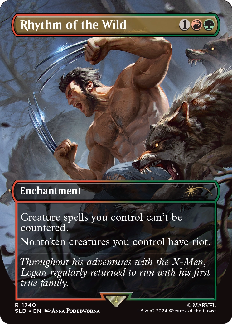 Rhythm of the Wild (SLD-1740) - Secret Lair Drop (Borderless) Foil