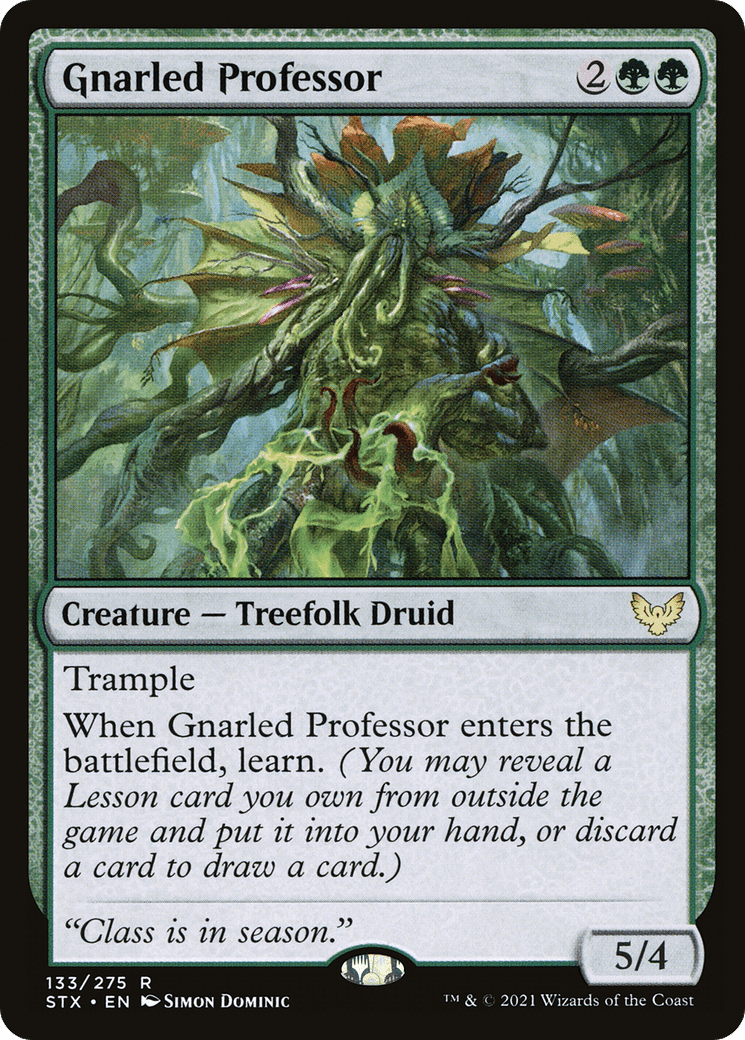 Gnarled Professor [Strixhaven: School of Mages] Foil