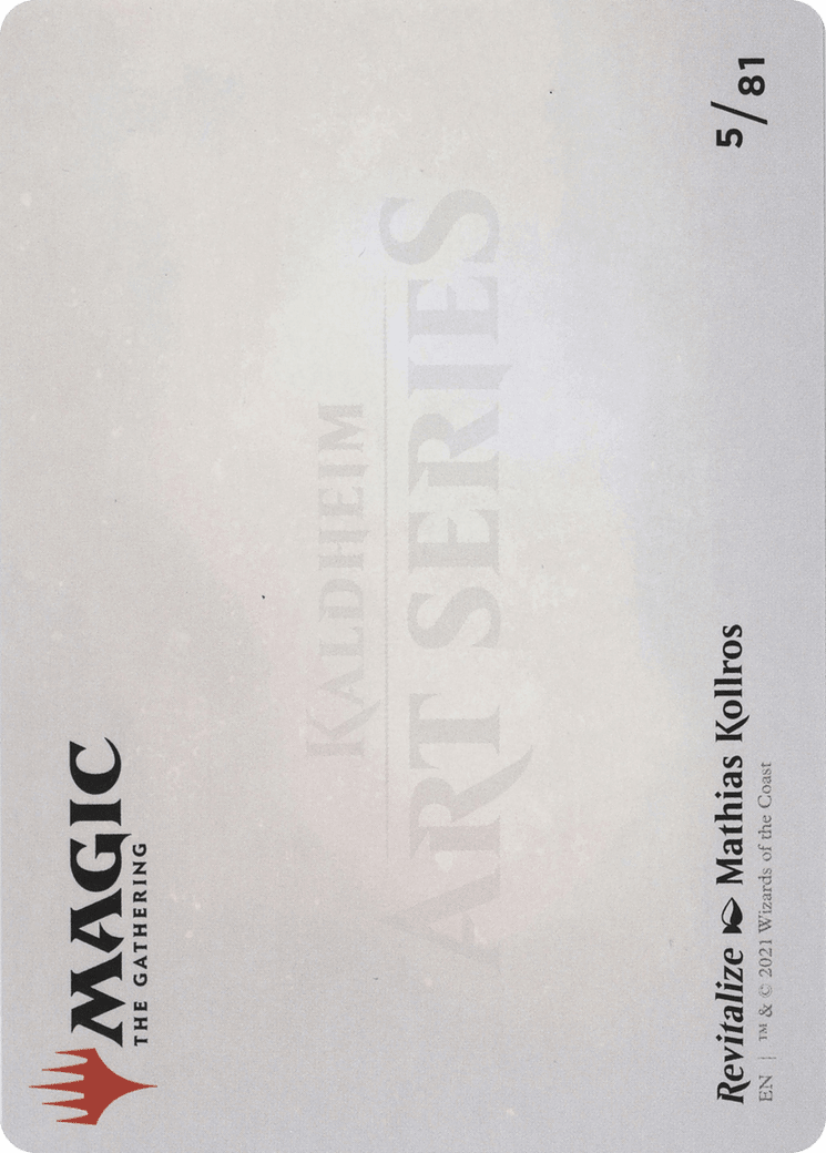 Revitalize // Revitalize (AKHM-005) - Kaldheim Art Series (Borderless) Foil