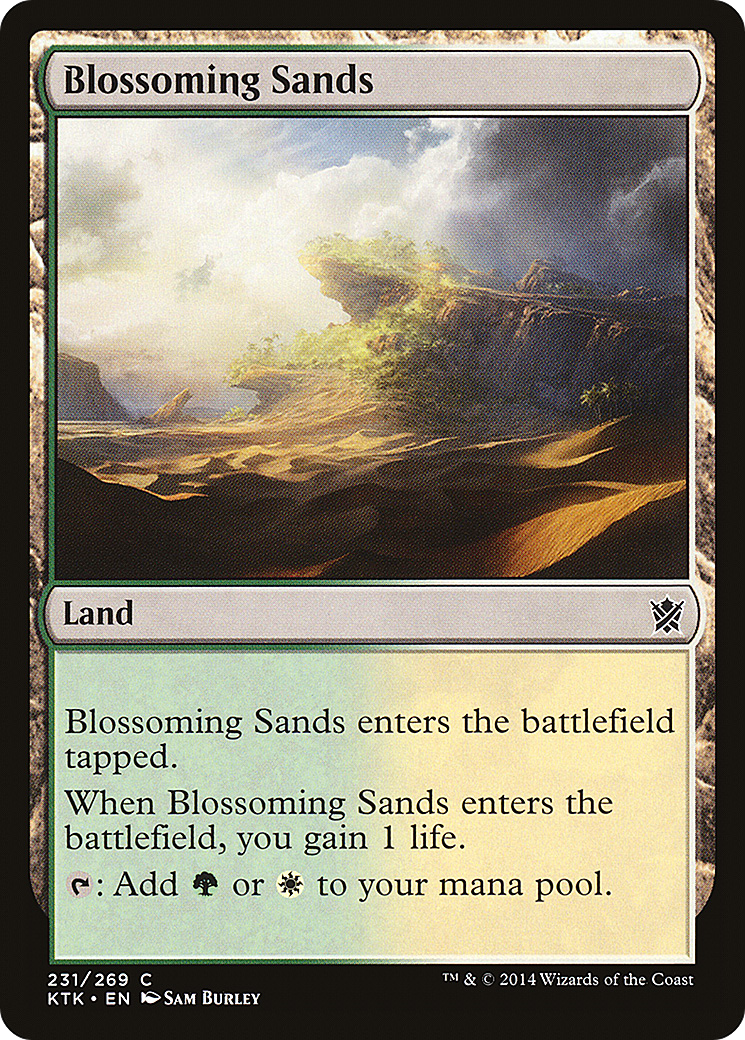 Blossoming Sands [Khans of Tarkir] Foil