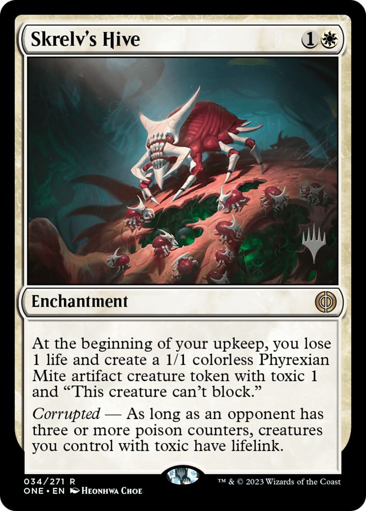 Skrelv's Hive (Promo Pack) [Phyrexia: All Will Be One Promos] Foil