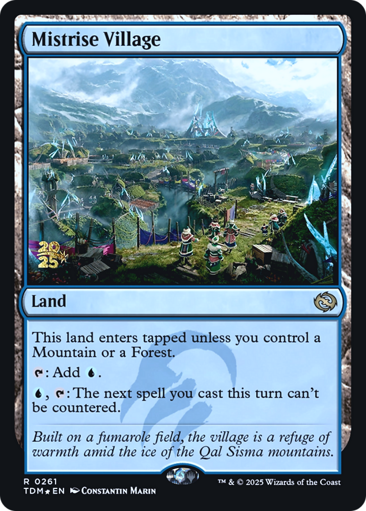 Mistrise Village (261) [Prerelease Cards]  Foil