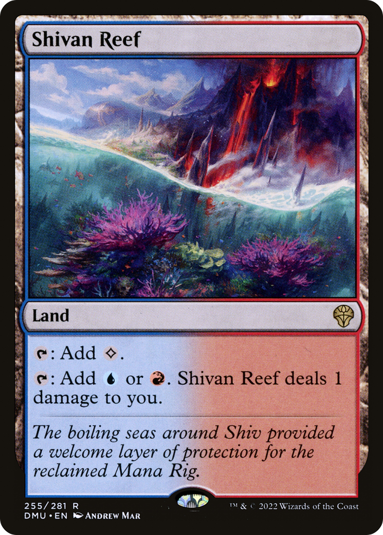 Shivan Reef [Dominaria United] Foil