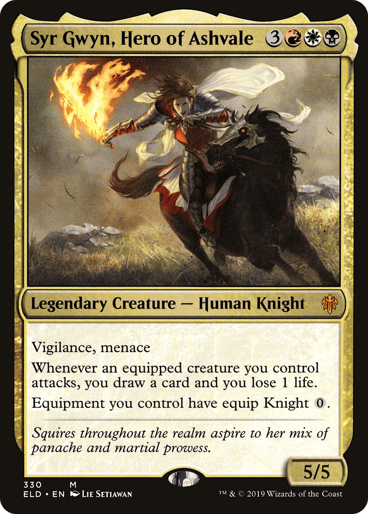 Syr Gwyn, Hero of Ashvale [Throne of Eldraine] Foil