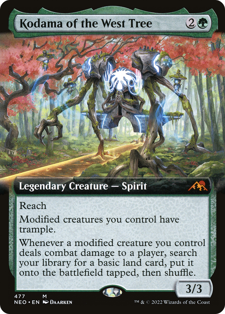 Kodama of the West Tree (Extended Art) [Kamigawa: Neon Dynasty] Foil