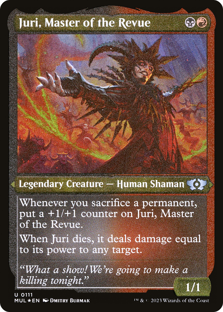 Juri, Master of the Revue (Foil Etched) |  Foil (111) [Multiverse Legends]
