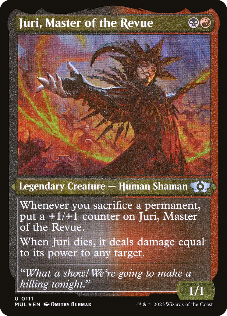 Juri, Master of the Revue (Foil Etched) |  Foil (111) [Multiverse Legends]