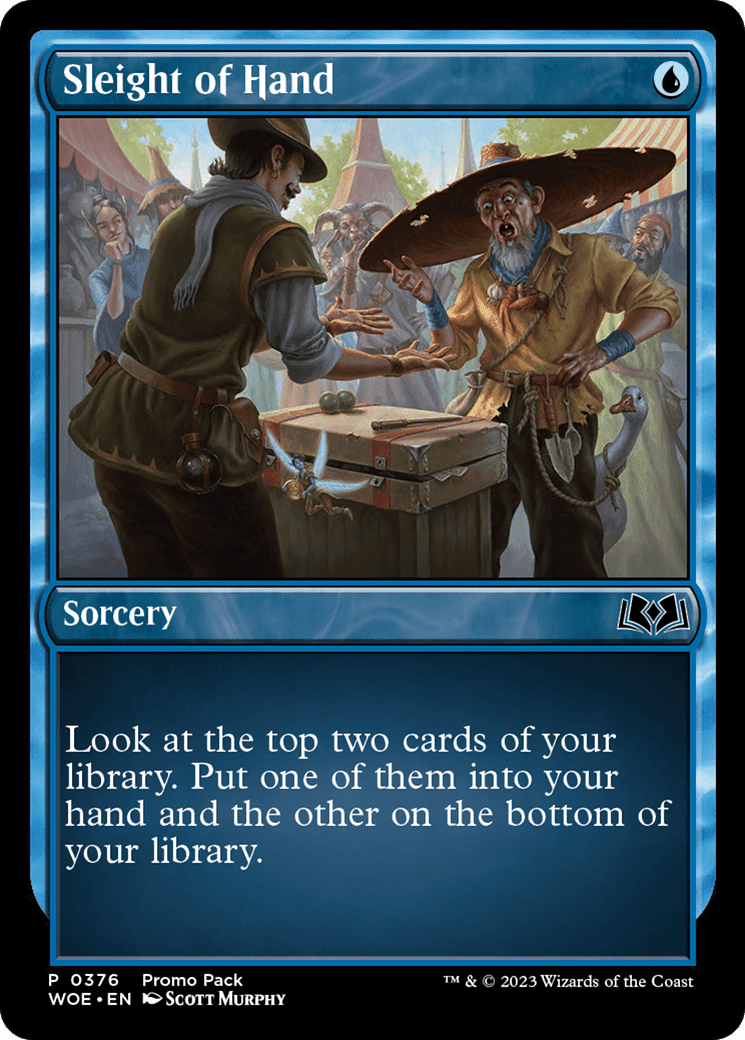 Sleight of Hand (Promo Pack) [Wilds of Eldraine] Foil