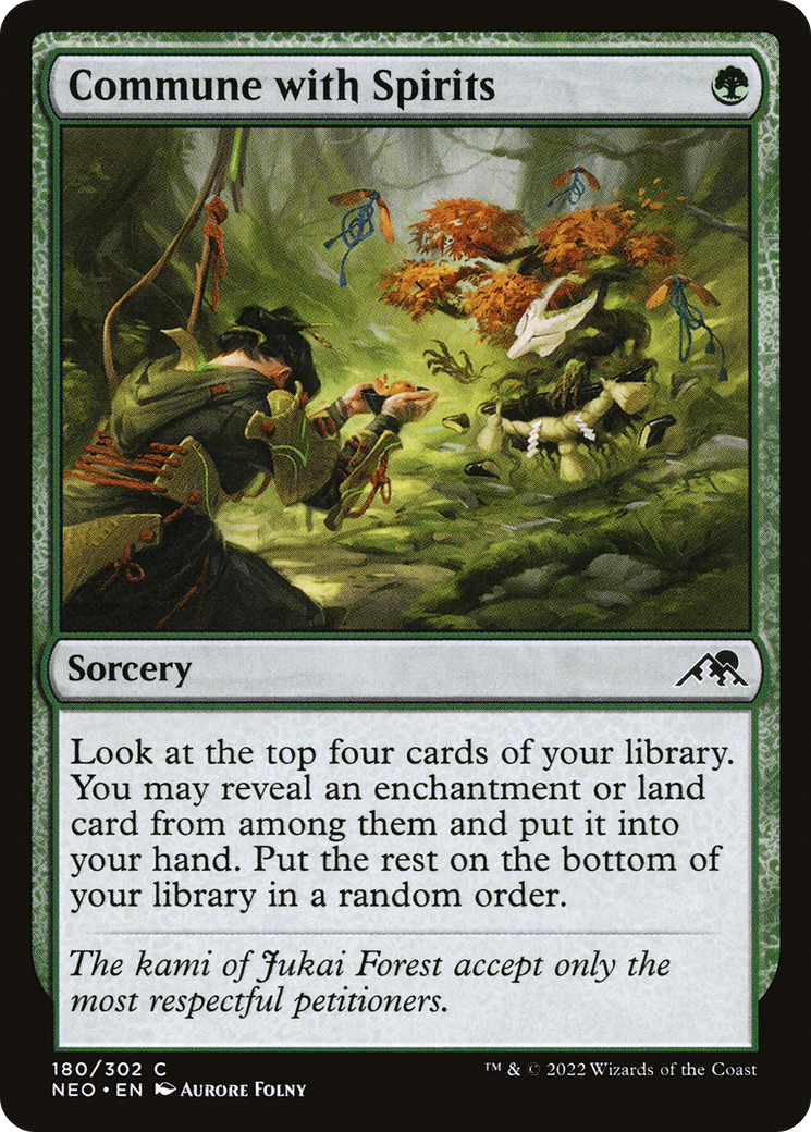 Commune with Spirits [Kamigawa: Neon Dynasty] Foil
