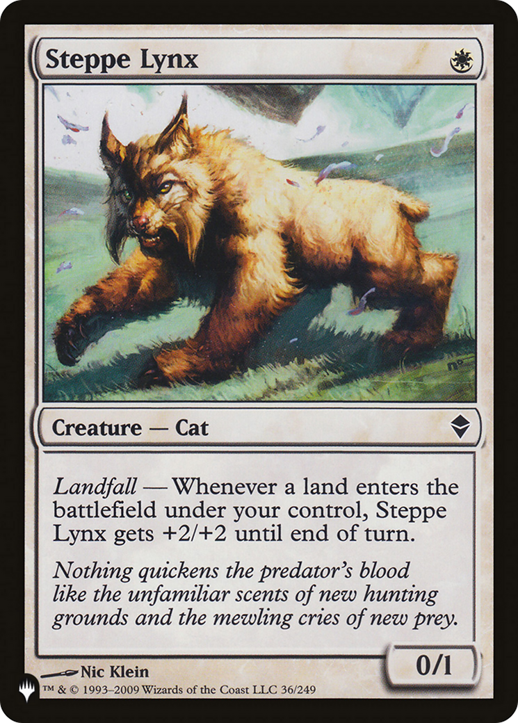 Steppe Lynx |  (ZEN-36) [The List]