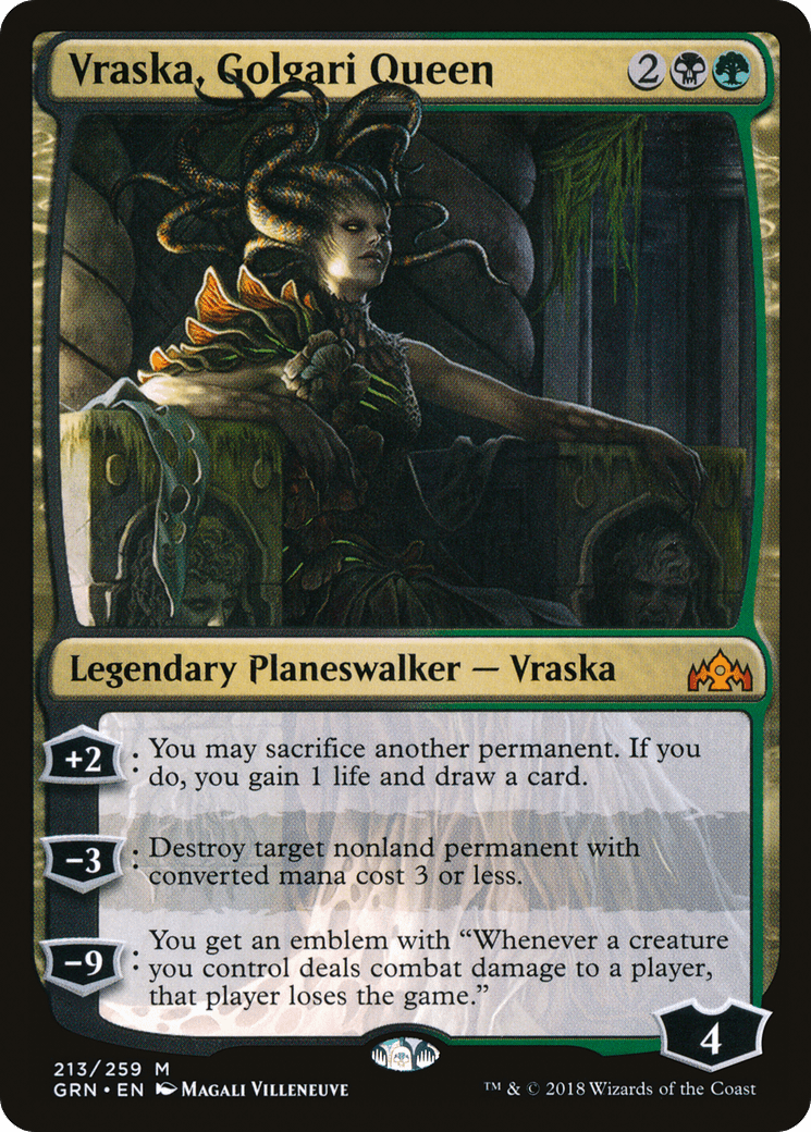 Vraska, Golgari Queen [Guilds of Ravnica] Foil