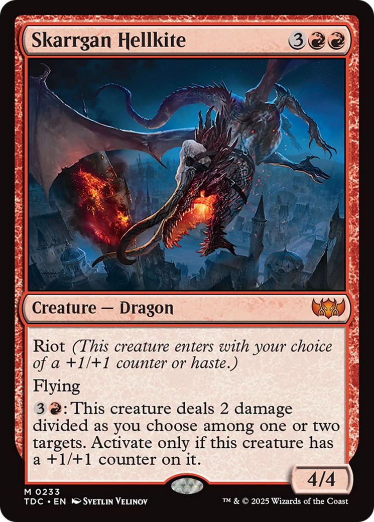Skarrgan Hellkite (233) [Commander: Tarkir: Dragonstorm]