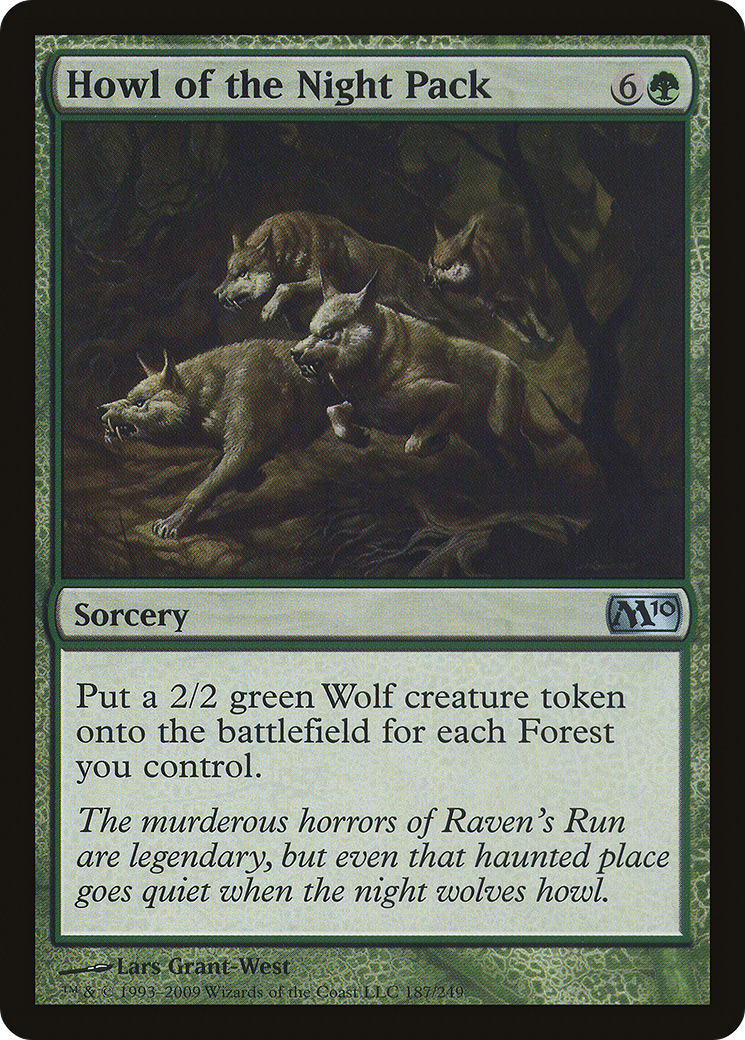 Howl of the Night Pack [Magic 2010] Foil