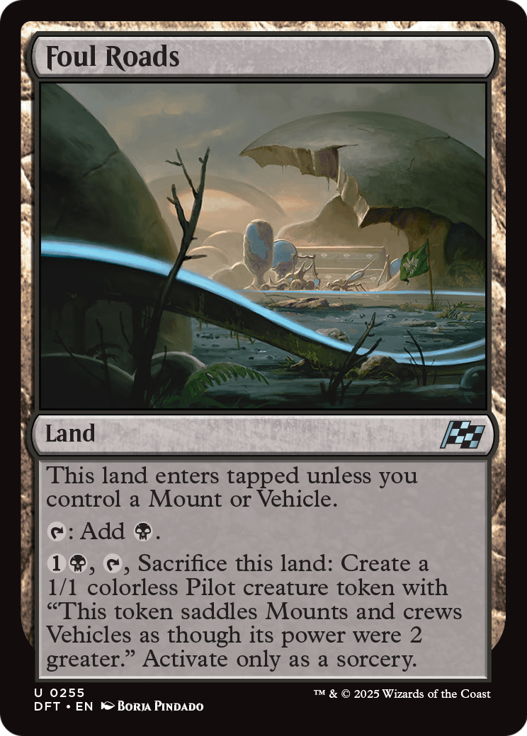 Foul Roads |  Foil (255) [Aetherdrift]