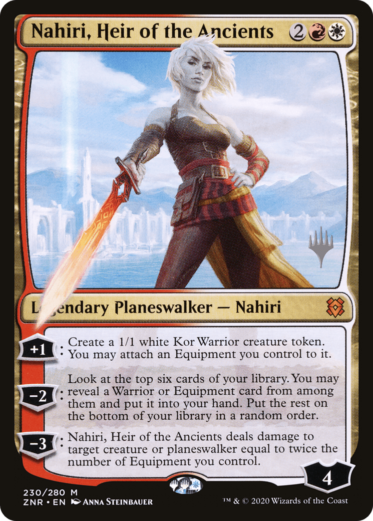 Nahiri, Heir of the Ancients (PZNR-230P) - Zendikar Rising Promos Foil