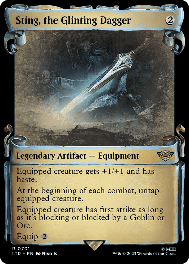 Sting, the Glinting Dagger [The Lord of the Rings: Tales of Middle-Earth Showcase Scrolls] Foil