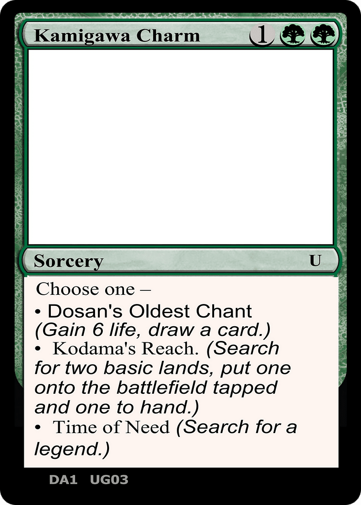 Kamigawa Charm (DA1-UG03B) - Unknown Event