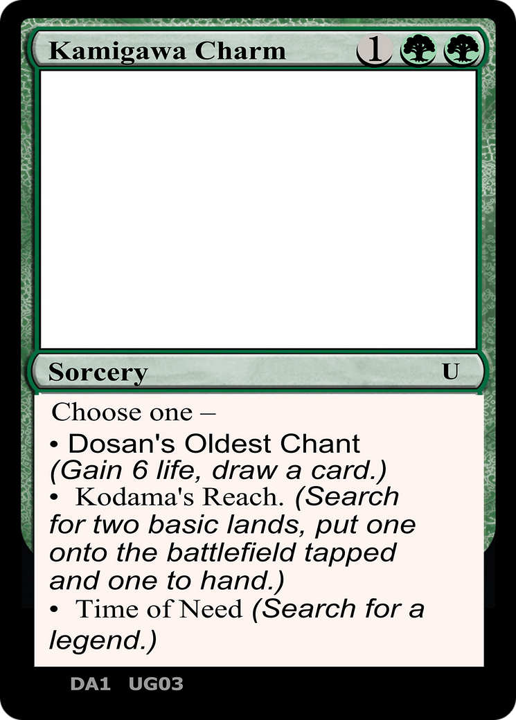 Kamigawa Charm (DA1-UG03B) - Unknown Event