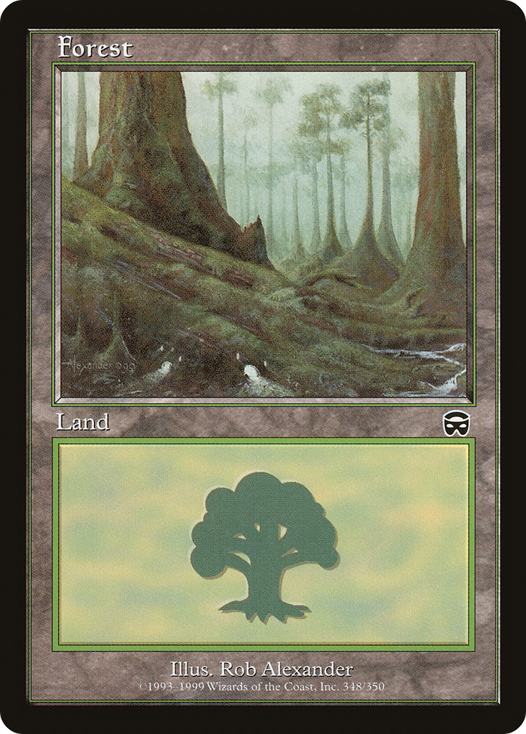 Forest (348) [Mercadian Masques] Foil