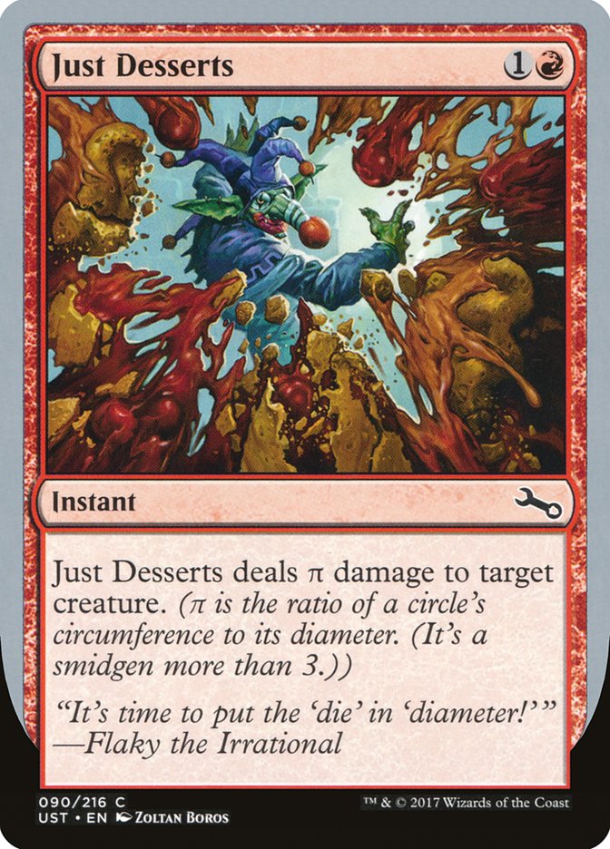 Just Desserts 90/216 (Unstable) 