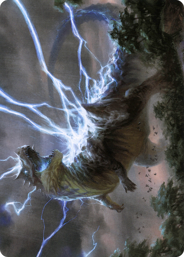Thrasta, Tempest's Roar // Thrasta, Tempest's Roar (AMH2-041) - Modern Horizons 2 Art Series (Borderless)