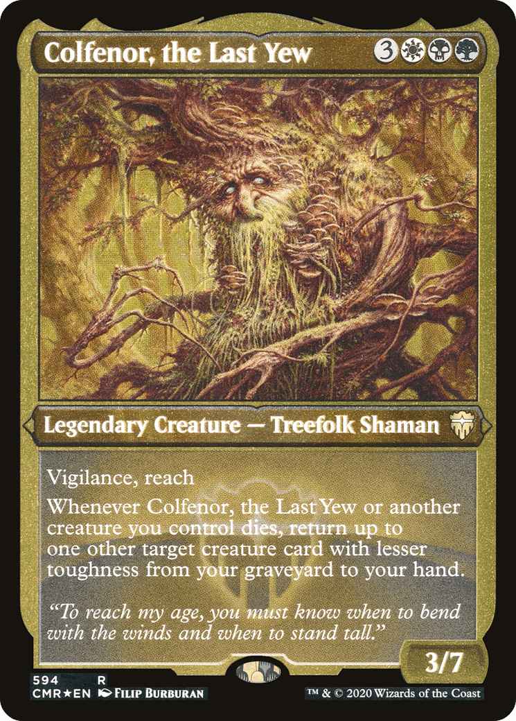 Colfenor, the Last Yew (594) [Commander Legends]  Foil