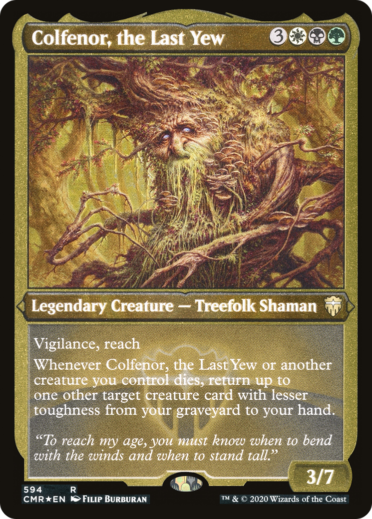 Colfenor, the Last Yew (594) [Commander Legends]  Foil