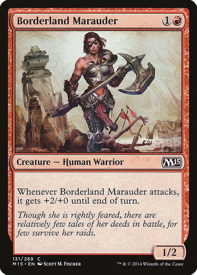 Borderland Marauder 131 (Magic 2015 (M15))  - Foil