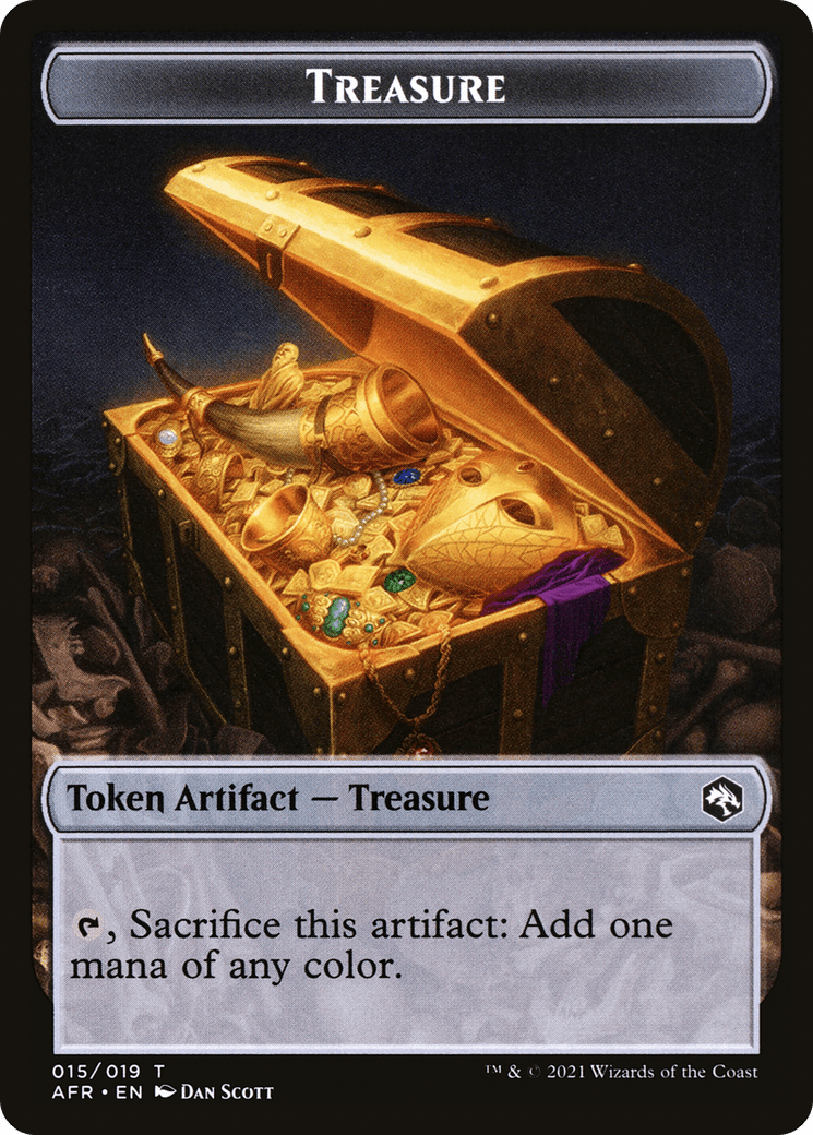 Treasure (TAFR-015) - Adventures in the Forgotten Realms Tokens Foil