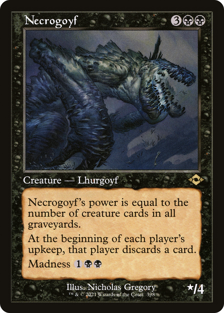 Necrogoyf (Retro) [Modern Horizons 2] Foil