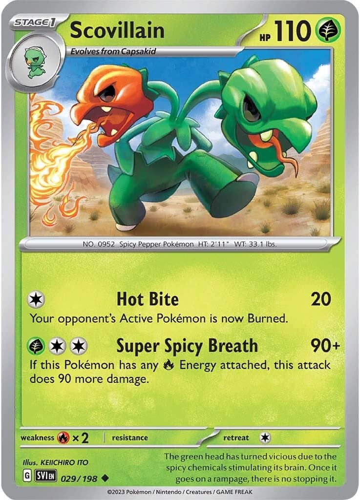 Scovillain 029/198 - SV01 Scarlet & Violet Base Set