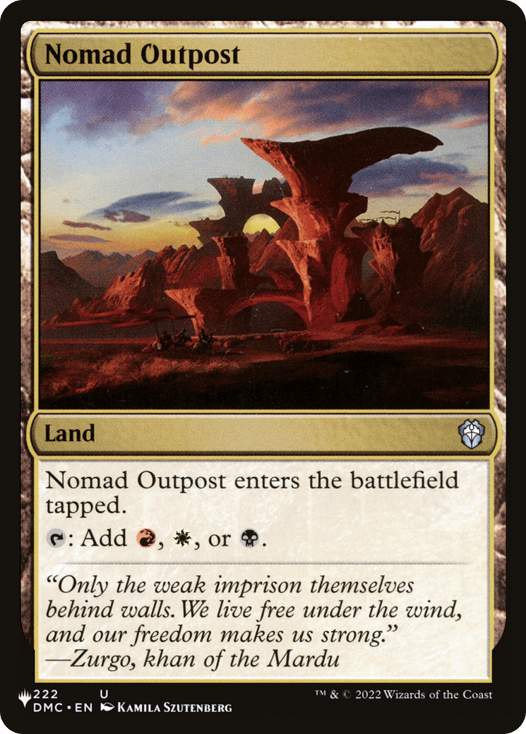 Nomad Outpost |  (DMC-222) [The List]