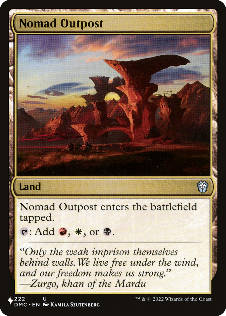 Nomad Outpost |  (DMC-222) [The List]