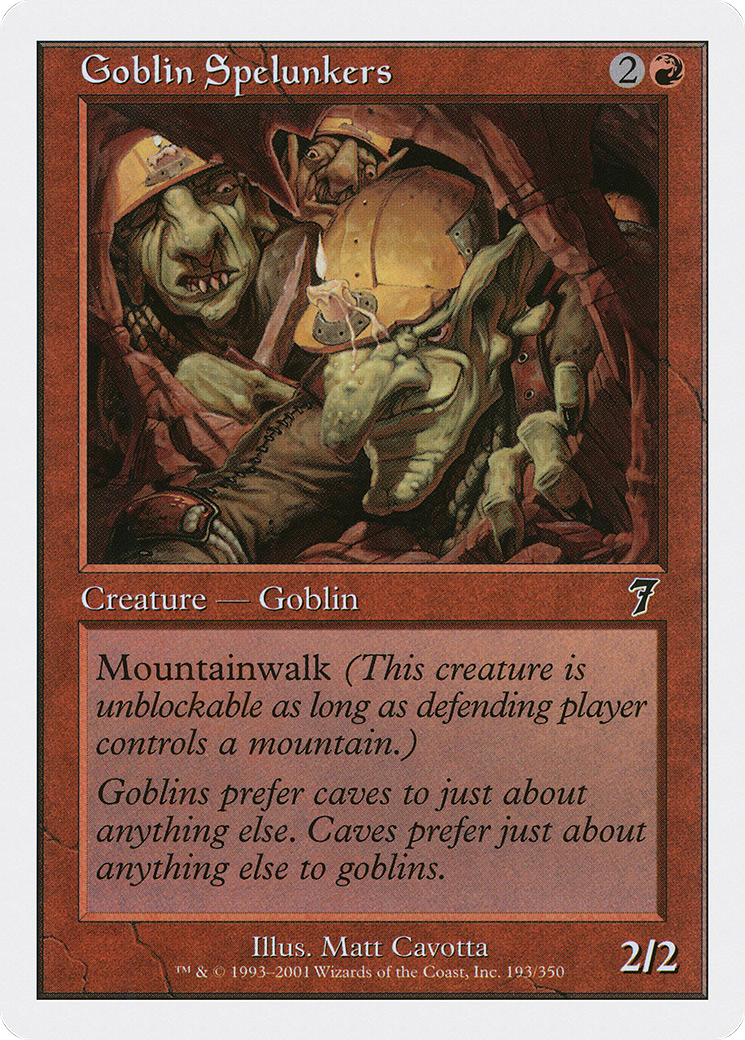 Goblin Spelunkers [Seventh Edition] Foil