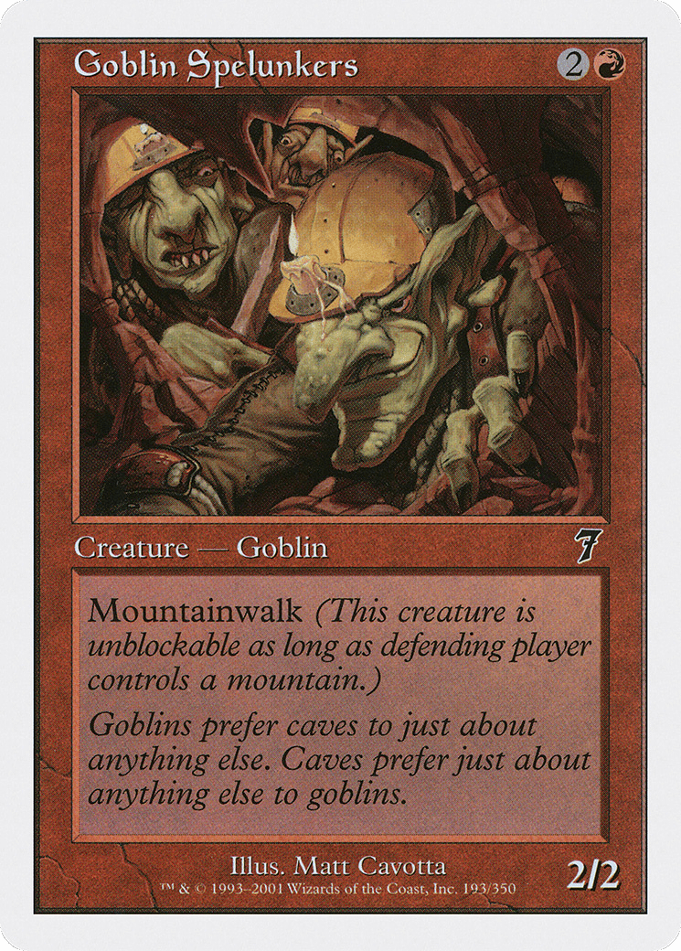 Goblin Spelunkers [Seventh Edition] Foil