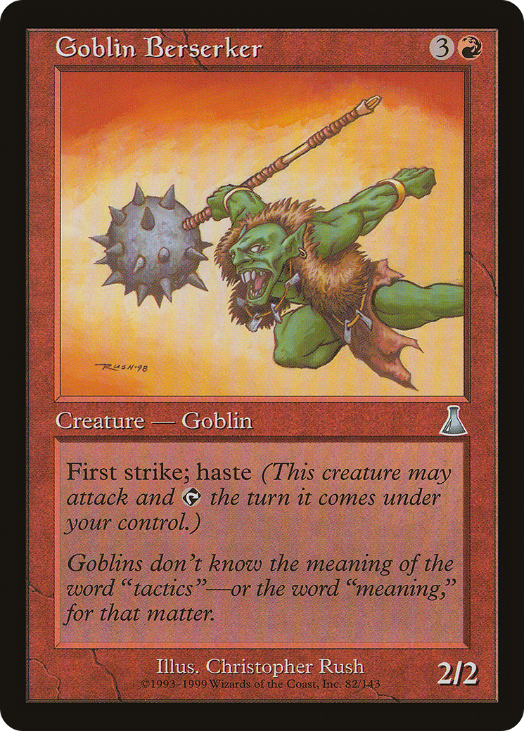 Goblin Berserker [Urza's Destiny] Foil