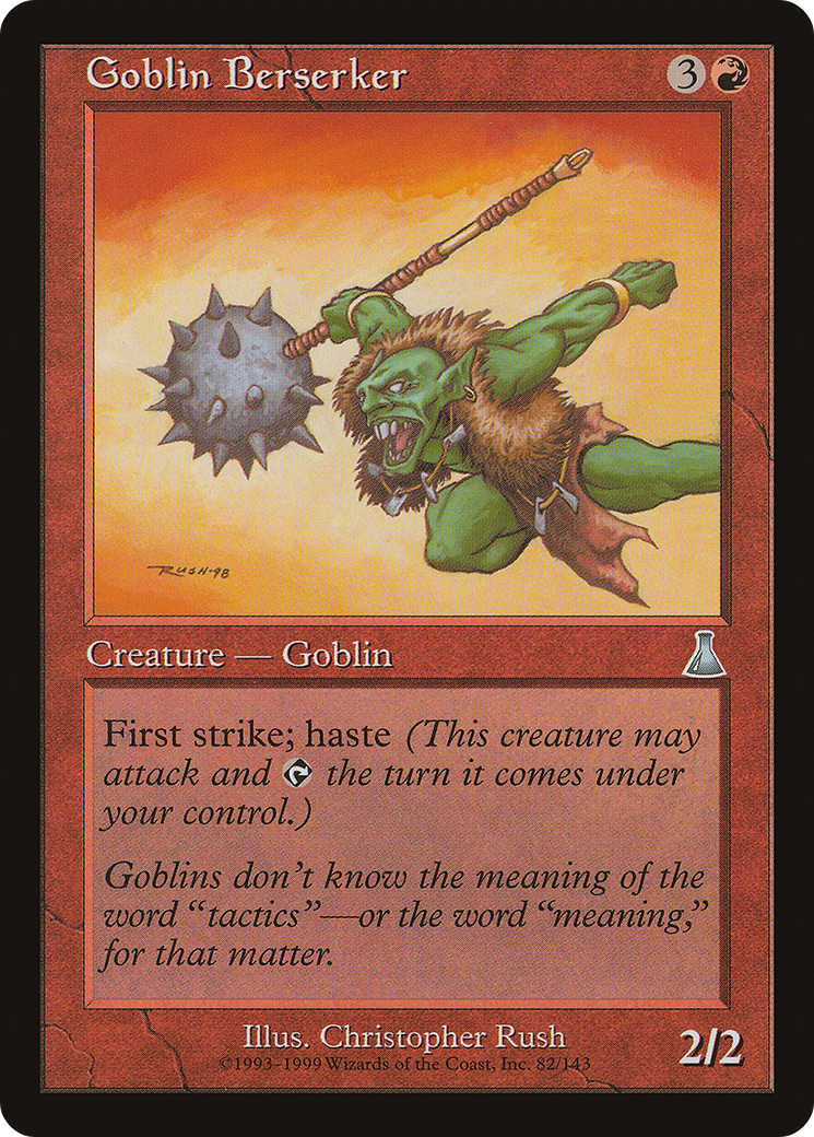 Goblin Berserker [Urza's Destiny] Foil