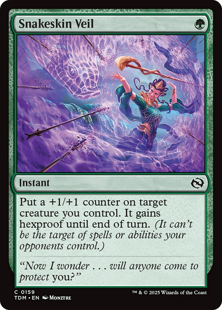 Snakeskin Veil (159) [Tarkir: Dragonstorm]  Foil