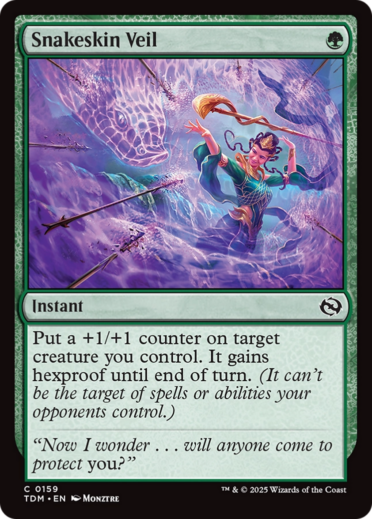 Snakeskin Veil (159) [Tarkir: Dragonstorm]  Foil