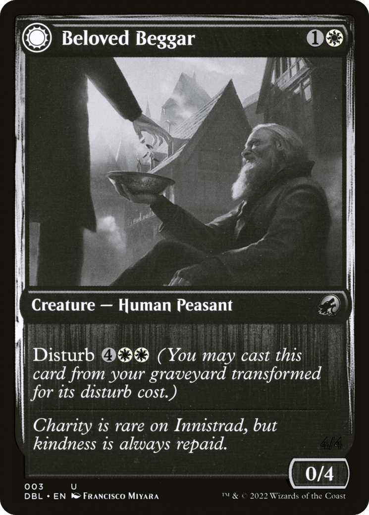 Beloved Beggar // Generous Soul [Innistrad: Double Feature] Foil