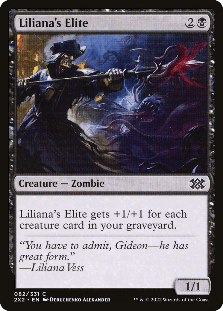 Liliana's Elite [Double Masters 2022] Foil