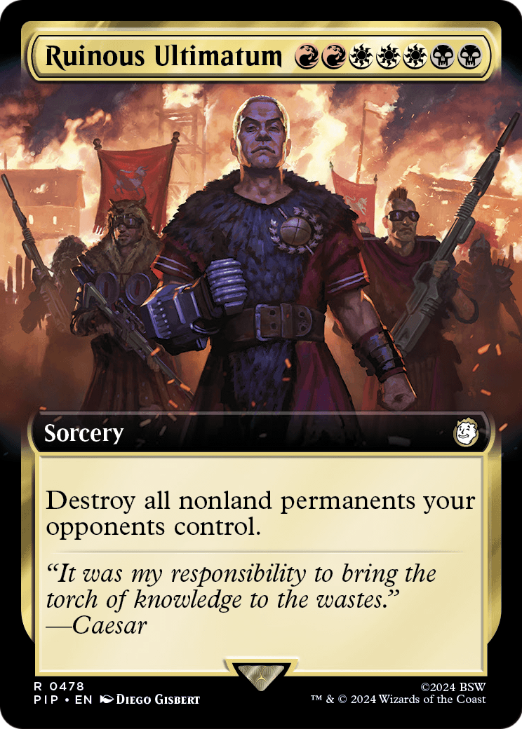 Ruinous Ultimatum (Extended Art) [Fallout] Foil