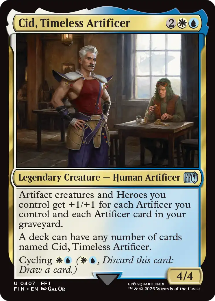 Cid, Timeless Artificer (0407) (407) [FINAL FANTASY]  Foil