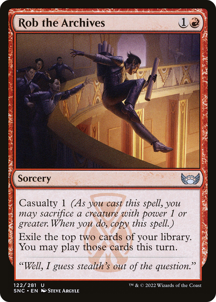 Rob the Archives [Streets of New Capenna] Foil
