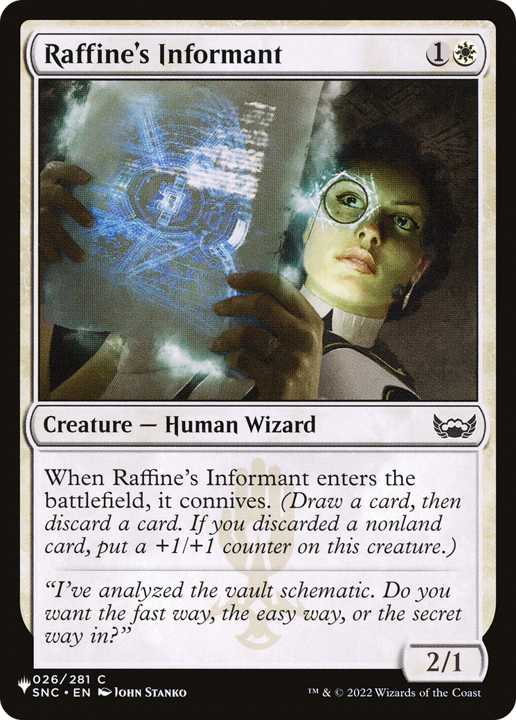 Raffine's Informant |  (SNC-26) [The List]