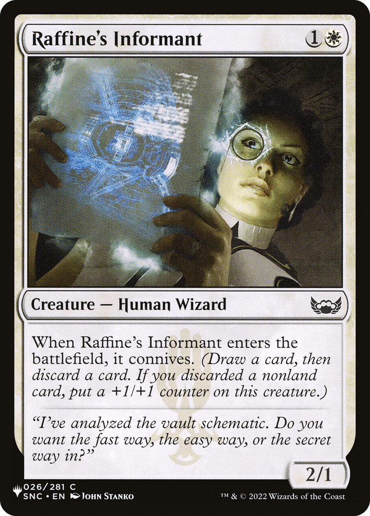 Raffine's Informant |  (SNC-26) [The List]