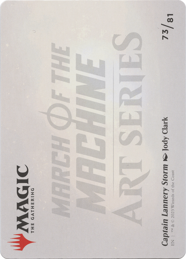 Captain Lannery Storm // Captain Lannery Storm (AMOM-073) - March of the Machine Art Series (Borderless)