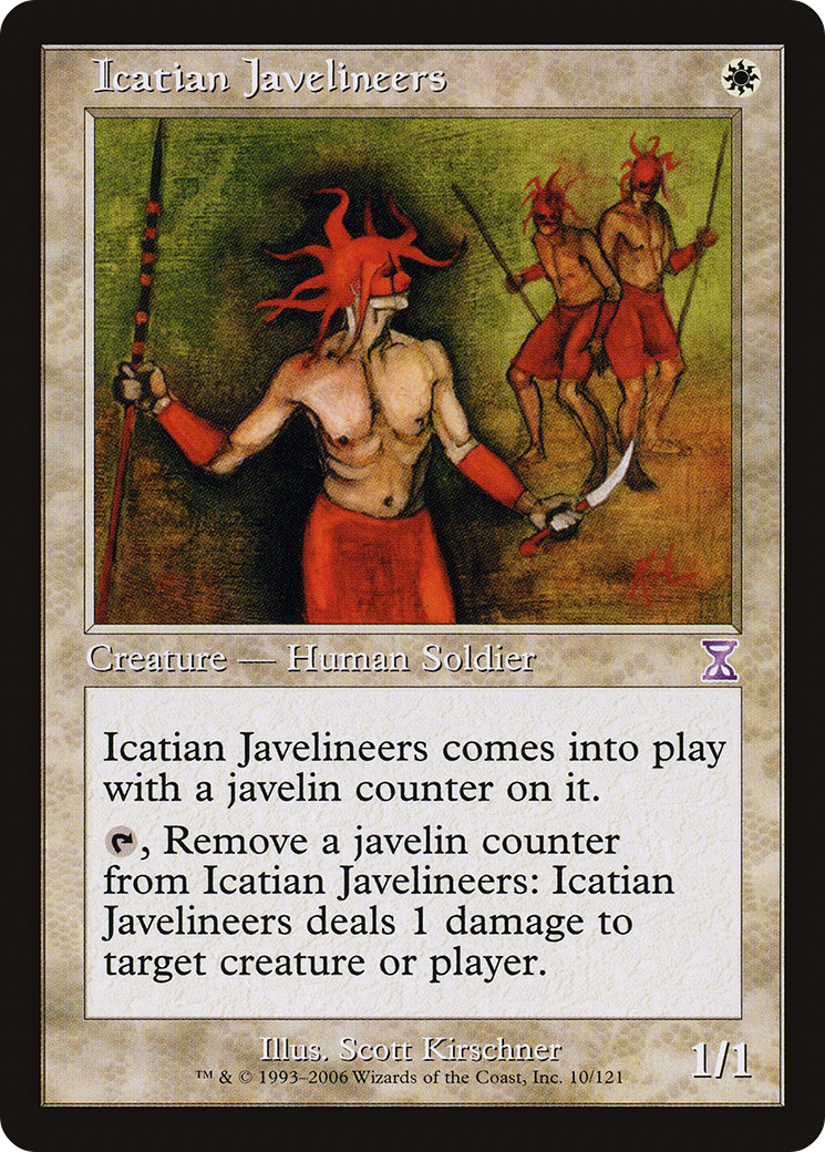 Icatian Javelineers [Time Spiral Timeshifted] Foil