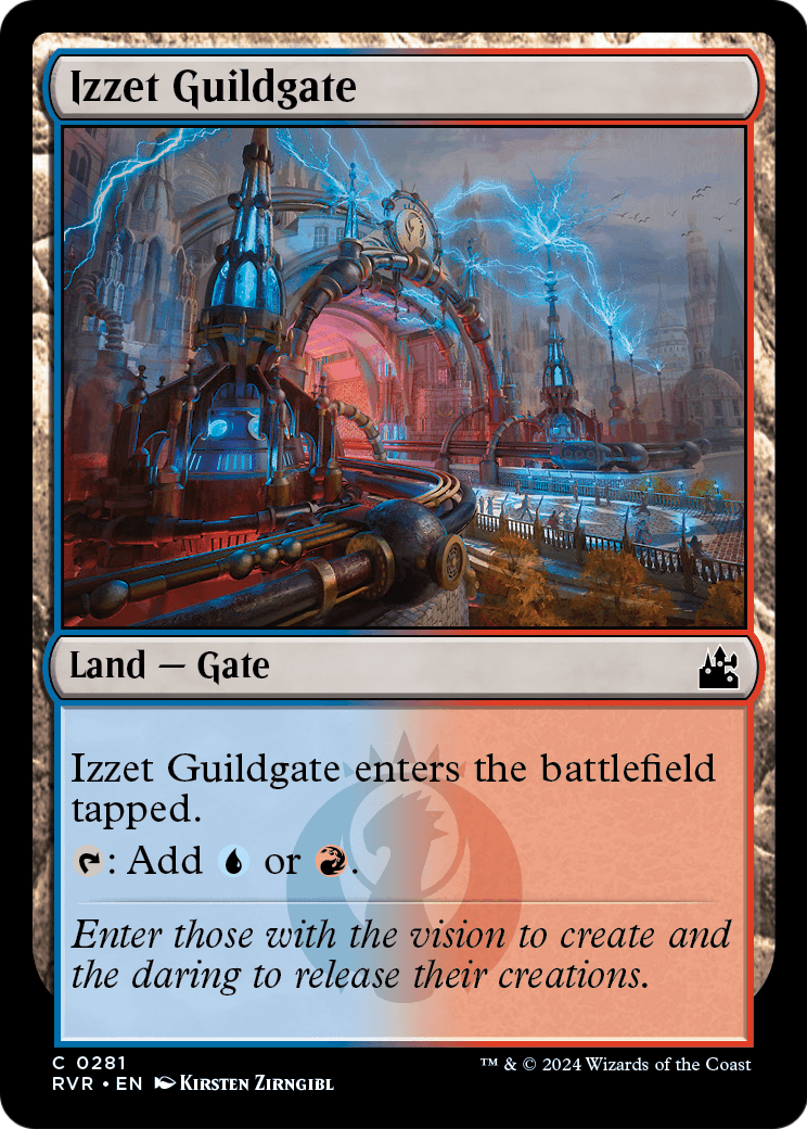 Izzet Guildgate [Ravnica Remastered] Foil